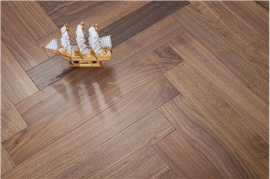 Smooth Walnut Color Flooring